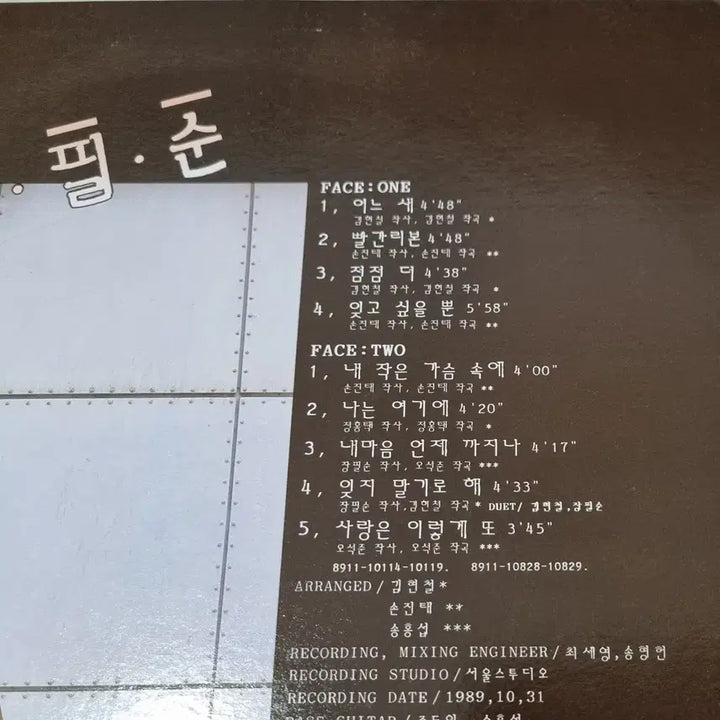 [BUNJANG] Jang Pil Soon 1st Album - Eoneu Sae (Unsealed LP) / 장필순 1집 - 어느 새 (개봉 LP)