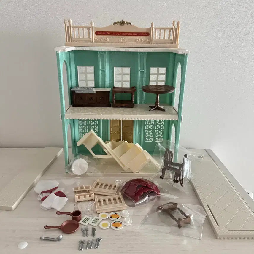 [BUNJANG] Sylvanian Families Delicious Restaurant Town Series Playset / 6018)실바니안 타운시리즈 딜리셔스 레스토랑
