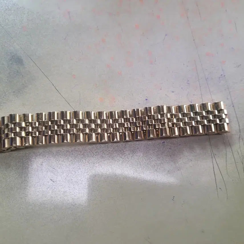 [BUNJANG] 18K Gold Plated Metal Watch Band Strap / 금색 시계줄 메탈 밴드 18k 도금