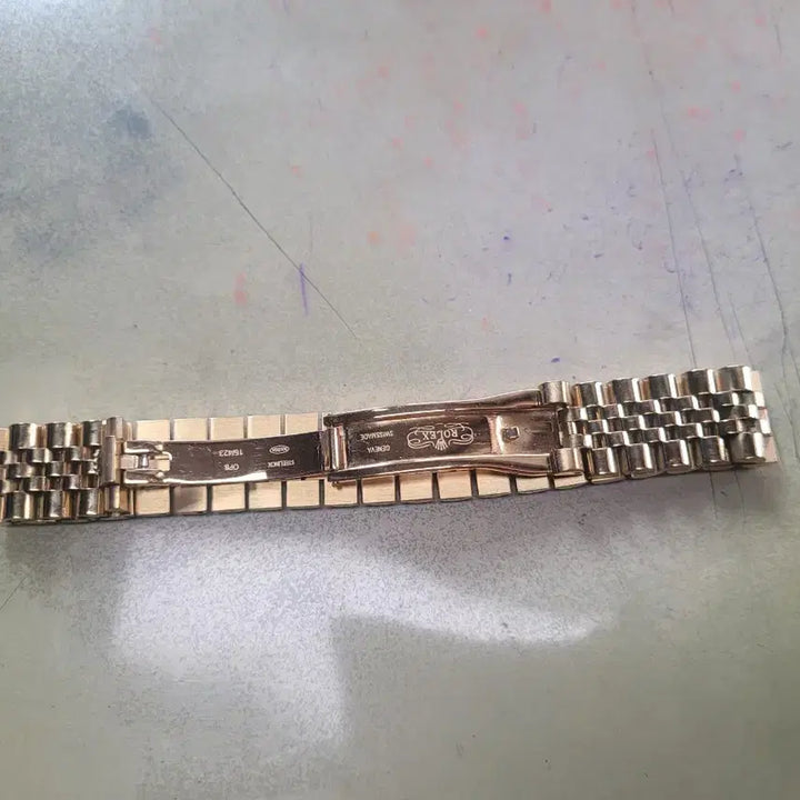 [BUNJANG] 18K Gold Plated Metal Watch Band Strap / 금색 시계줄 메탈 밴드 18k 도금
