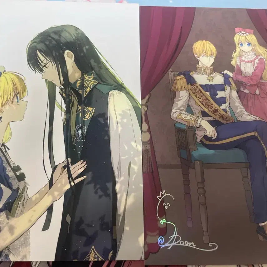 [BUNJANG] Did I Become the Only Princess? Mounted Art Print / 어공주 모펀색지 어느날공주가되어버렸다