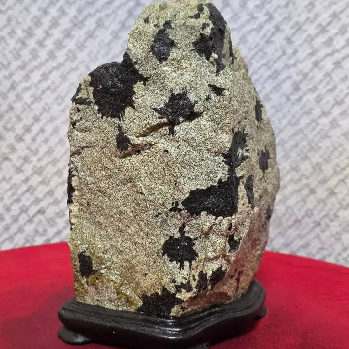 [BUNJANG] Natural Black Flower Stone Art / 국내 흑국 / 꽃돌