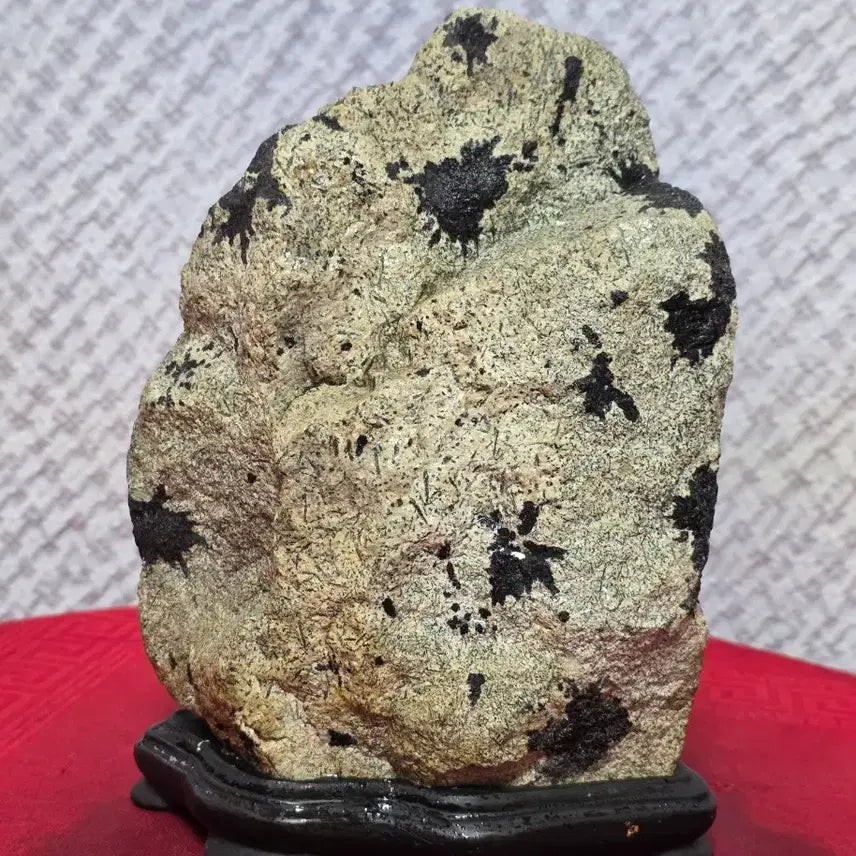 [BUNJANG] Natural Black Flower Stone Art / 국내 흑국 / 꽃돌
