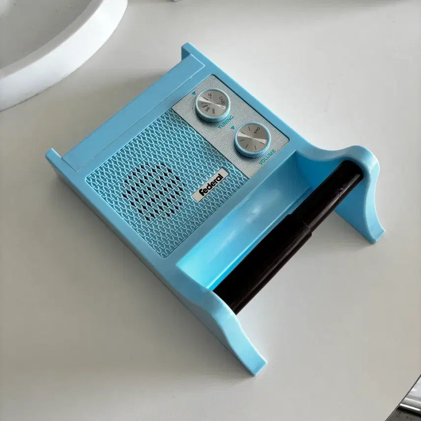 [BUNJANG] 1980s Vintage Radio Wall Mount Kitchen Tissue Holder / 1980년대 빈티지 라디오 벽걸이 주방 휴지걸이