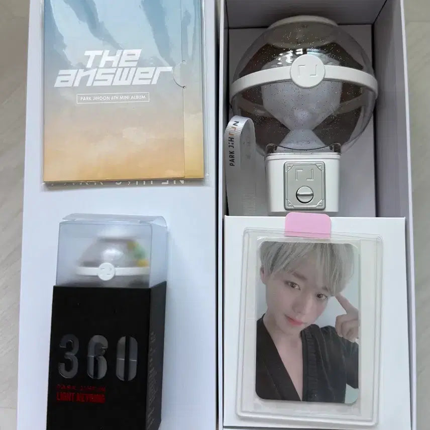 [BUNJANG] Park Ji Hoon Lightstick Bundle Set with Photocard / 박지훈 뽑봉 일괄양도 합니다