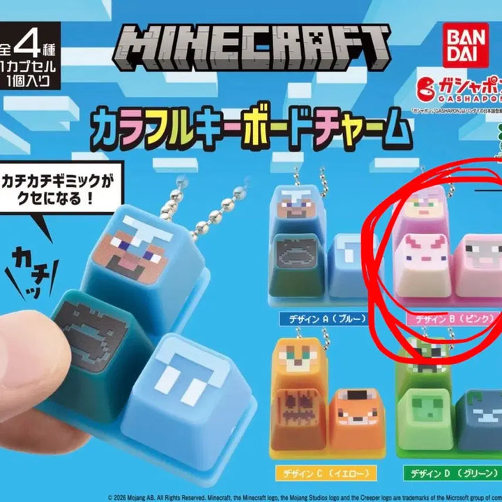 [BUNJANG] Mark Keycap Gacha Pink / 마크 키캡 가챠 핑크