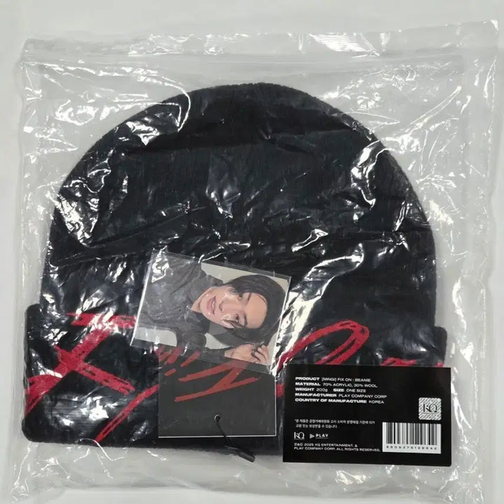 [BUNJANG] ATEEZ Mingi FIX ON Beanie + Photocard / ATEEZ 에이티즈 민기 FIX ON 비니