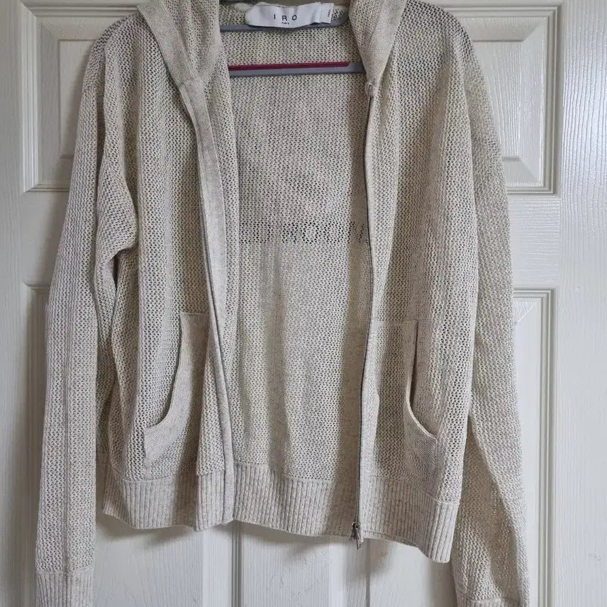 [BUNJANG] IRO Knit Hooded Zip-Up / IRO 니트 후드집업