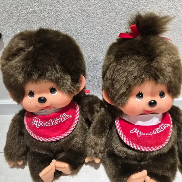 [BUNJANG] Monchhichi Couple Set M Size / 몬치치 인형 커플 세트 (새상품,M사이즈)