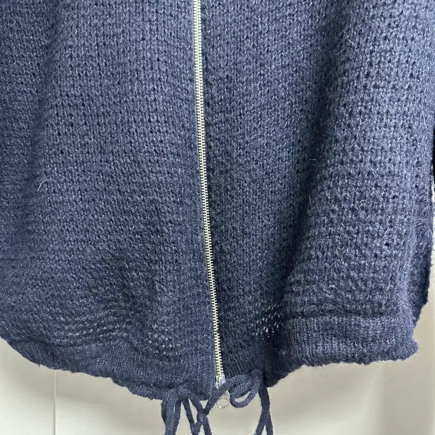 [BUNJANG] Hatching Room Knit Hooded Zip-up Navy Size 3 / 해칭룸 니트후드집업