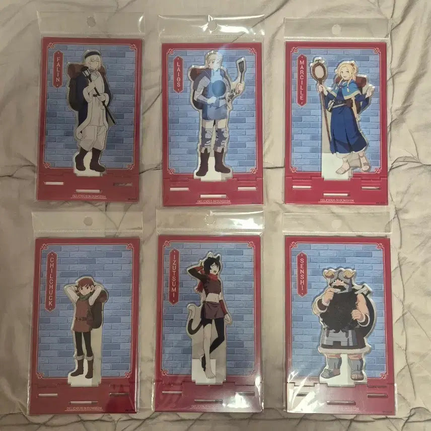 [BUNJANG] Dungeon Meshi Acrylic Stand Bundle Set / 던전밥 아크릴 스탠드 일괄