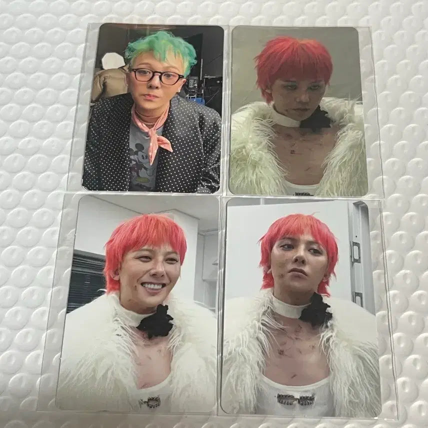 [BUNJANG] G-Dragon GD Photocard Set Aladdin POB / 지드래곤 GD 포토카드 4장 알라딘특전