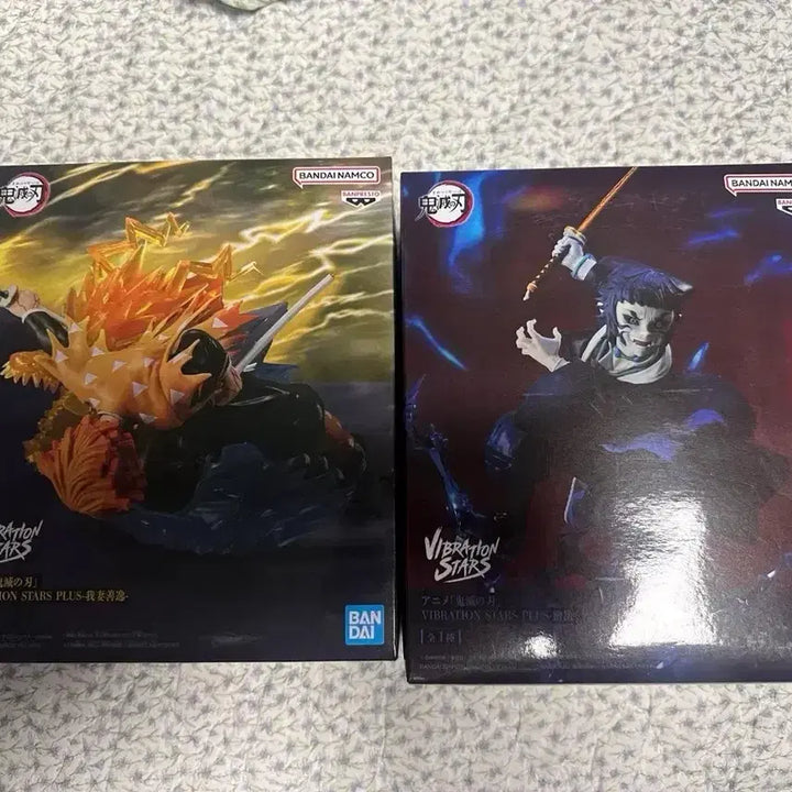 [BUNJANG] Demon Slayer Zenitsu Kaigaku Vibration Figure Set (Sealed) / (세트미개봉) 귀멸의칼날 바이브레이션 젠이츠 카이가쿠 피규어