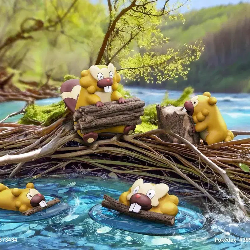 [BUNJANG] JB Studio Shiny Beaverny &amp; Beaver-tong Figure / JB 비버니 &amp; 비버통 이로치 피규어