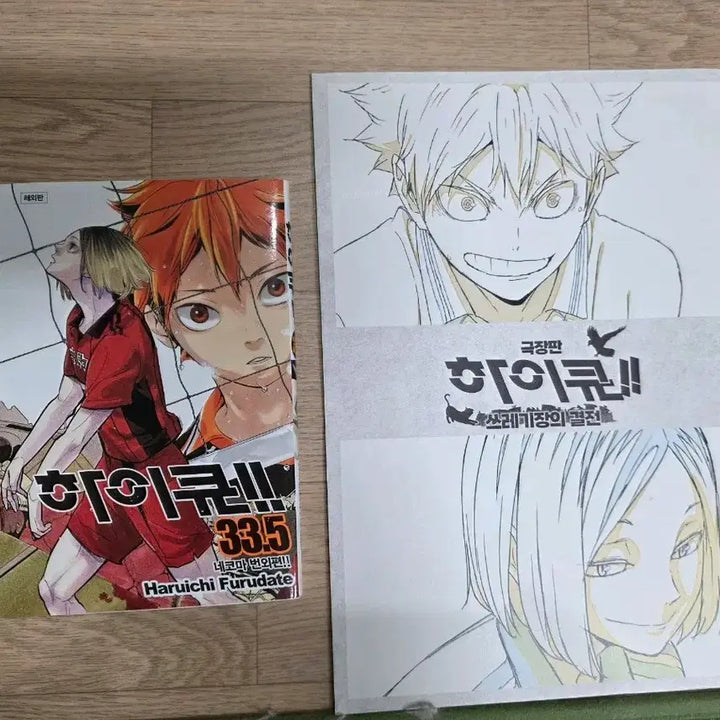 [BUNJANG] Haikyuu!! Volume 33.5 + Movie Special Benefit Set / [중고]하이큐 33.5권 + 극장판 특전 세트