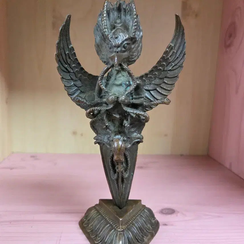 [BUNJANG] Garuda Vajra Bronze Statue / 가루다  금강저 동 조각상