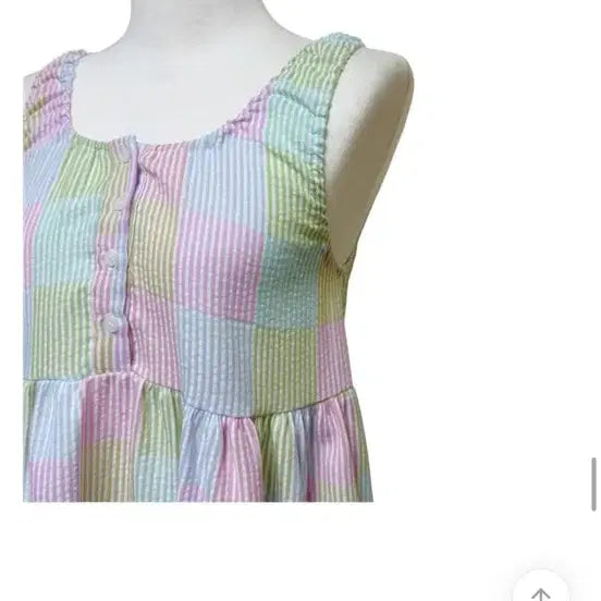 [BUNJANG] Aoi Yuu Patchwork Sleeveless Top / 아오이유우 패치슬리스리스 패치워크 김아홉 모래하우스