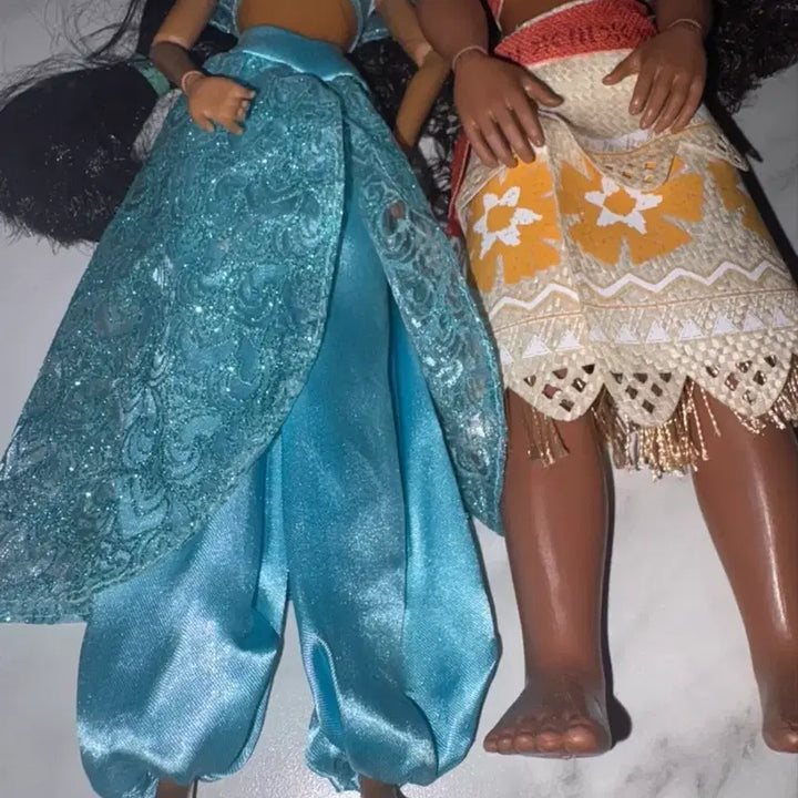 [BUNJANG] Disney Authentic Classic Doll Jasmine &amp; Moana Bundle Set / 디즈니 정품 클래식돌 / 쟈스민&amp;모아나 일괄