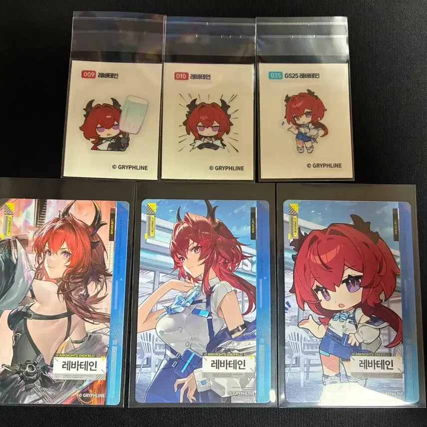 [BUNJANG] Enfield Levatein Sticker &amp; Photocard Set / 엔드필드 레바테인 띠부씰 포토카드 세트