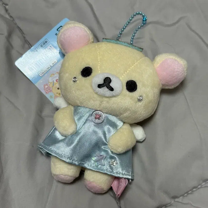 [BUNJANG] Kori Rilakkuma Angel Mascot Keychain / 코리락가득 마스코트 천사 키링