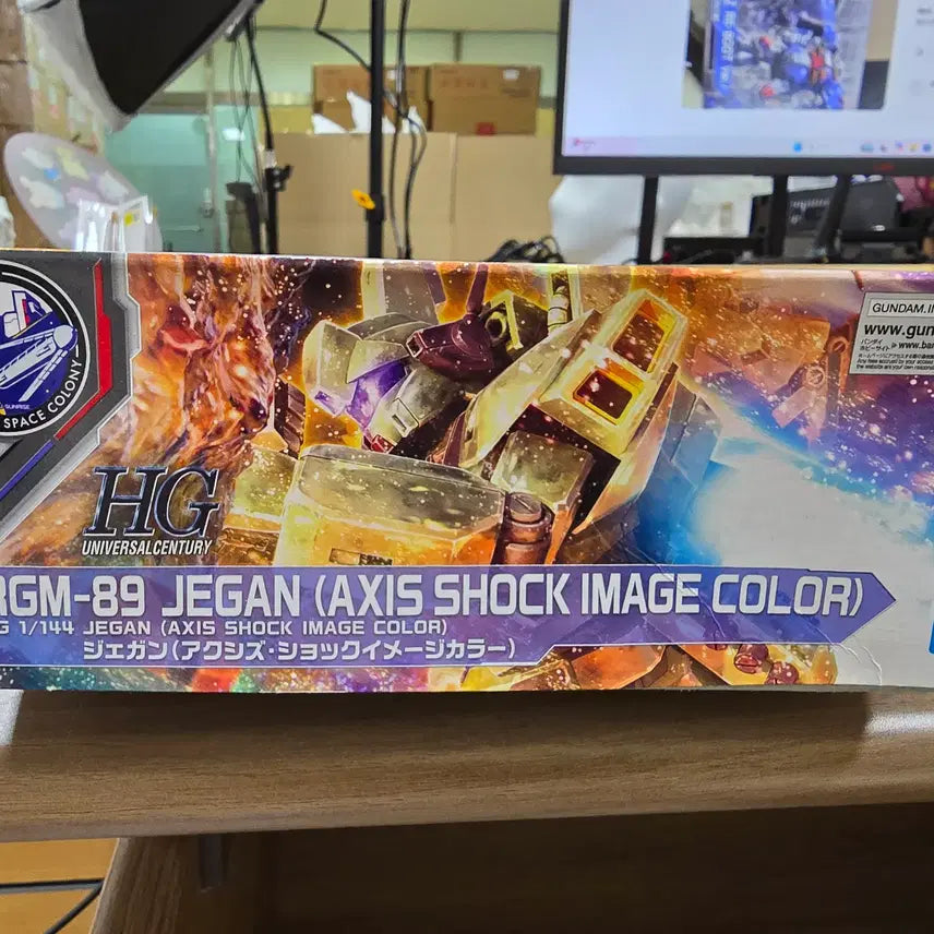 [BUNJANG] Bandai Gundam Side-F Limited HG 1/144 Gegan (Axis Shock Image Color) Model Kit / 반다이 gundam side-f 한정판 프라모텔 hg 1/144제간