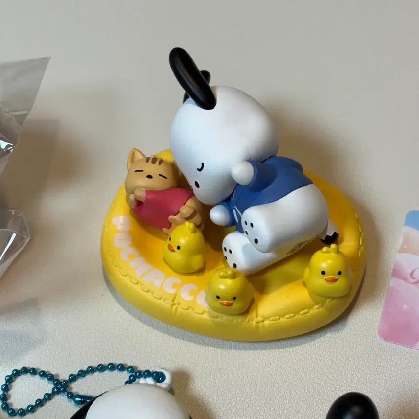 [BUNJANG] Sanrio Pochacco Figure Keychain Gacha Pop Mart / 산리오 포챠코 피규어 키링 가챠 팝마트 피규어