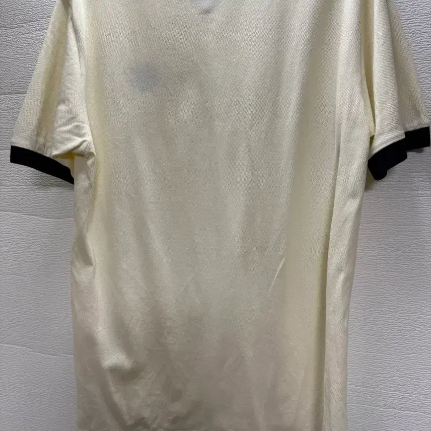 [BUNJANG] Marithe Francois Girbaud Colorblock Collar T-Shirt / 마리떼 프랑소와 저버 배색 카라 티셔츠