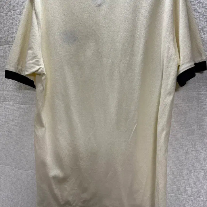 [BUNJANG] Marithe Francois Girbaud Colorblock Collar T-Shirt / 마리떼 프랑소와 저버 배색 카라 티셔츠