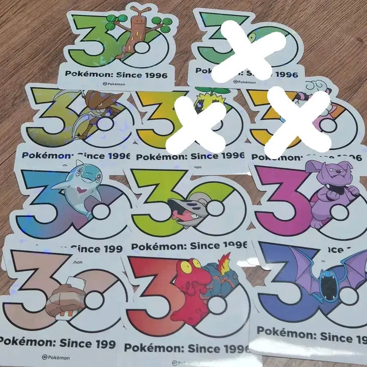 [BUNJANG] Pokemon 30th Anniversary Logo Sticker / 포켓몬스터 30주년 로고 스티커