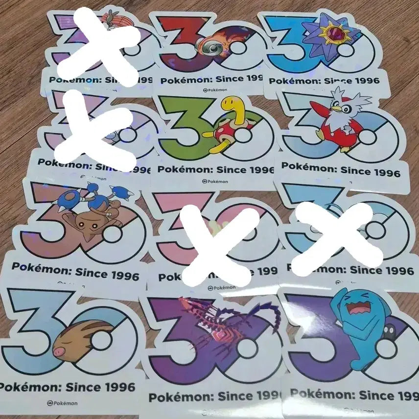 [BUNJANG] Pokemon 30th Anniversary Logo Sticker / 포켓몬스터 30주년 로고 스티커