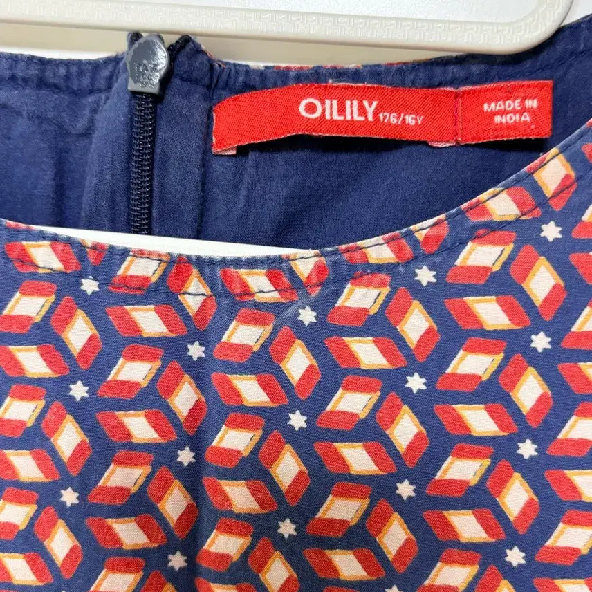 [BUNJANG] Oilly Tilly Pattern Midi Dress / Oilly Tilly 패턴 원피스 44~55