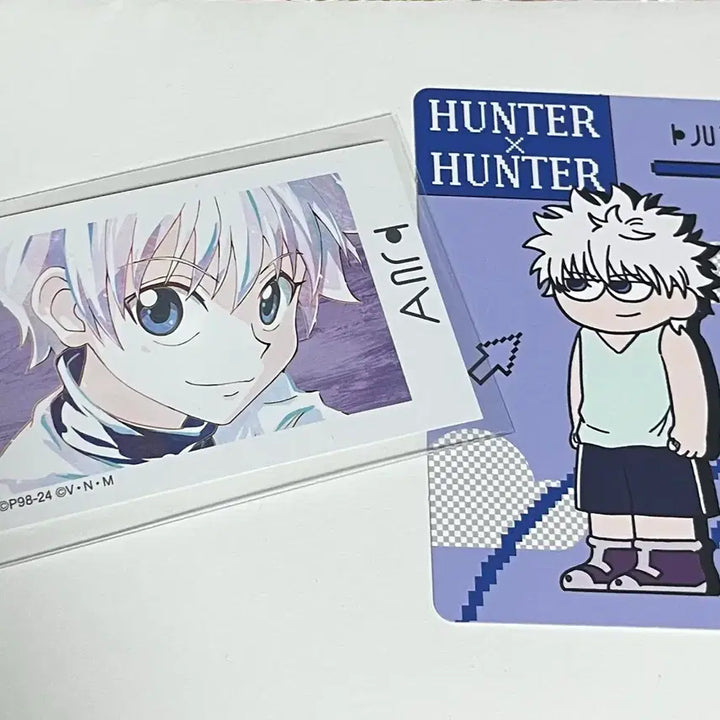 [BUNJANG] Hunter x Hunter Killua Photocard Set &amp; Mao Mao Aniart Card / 헌터헌터 키르아 포카 세트 / 지로리 애니아트 헌헌