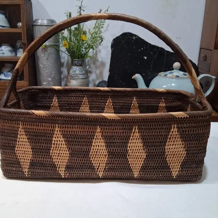 [BUNJANG] Rattan Tea Basket / 차람. 차바구니 라탄바구니