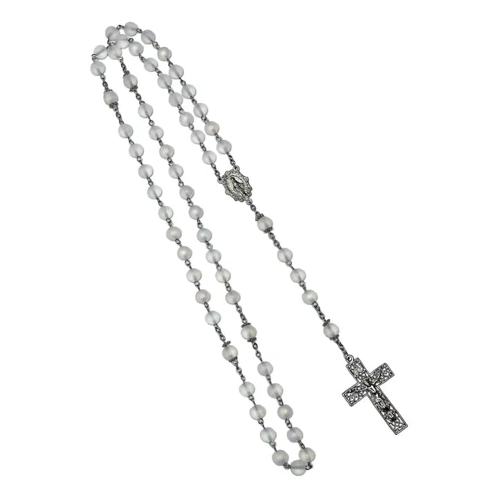 [BUNJANG] Aurora Glass Prayer Beads / 달빛 묵주