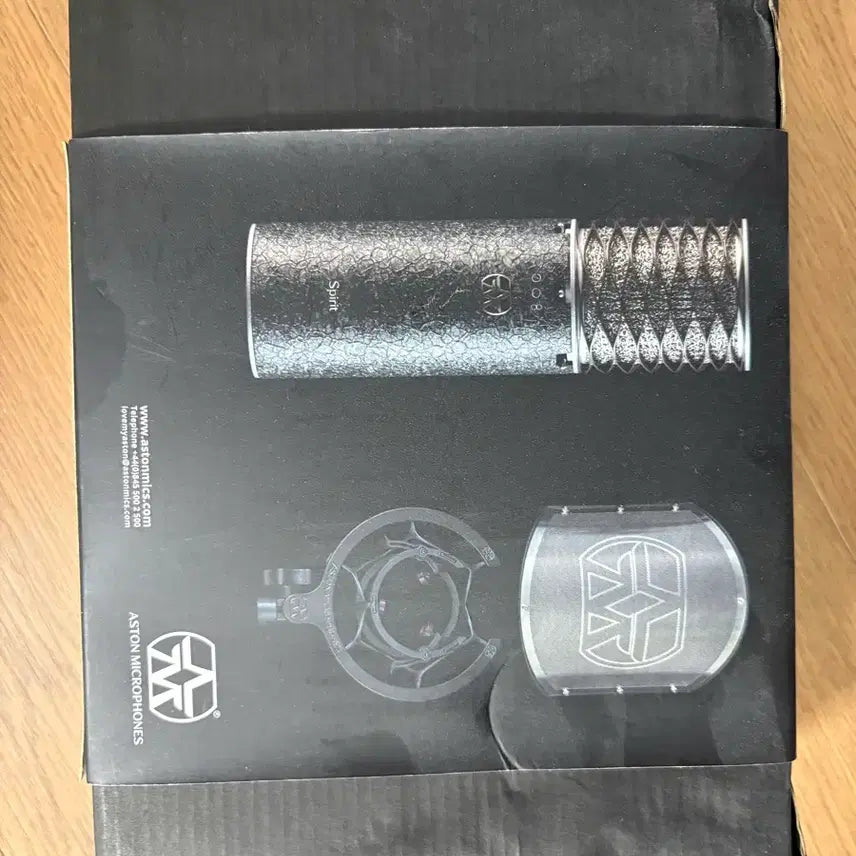 [BUNJANG] Aston Spirit Condenser Microphone Black / 아스톤 스피릿  aston spirit 콘덴서 마이크 블랙