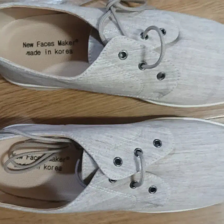 [BUNJANG] Canvas Sneakers Ivory 270 / 새상품.캔버스 운동화 아이보리.270