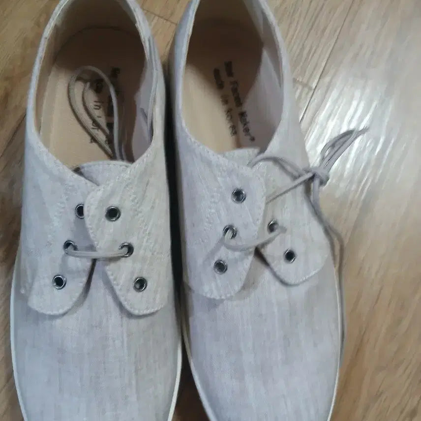 [BUNJANG] Canvas Sneakers Ivory 270 / 새상품.캔버스 운동화 아이보리.270