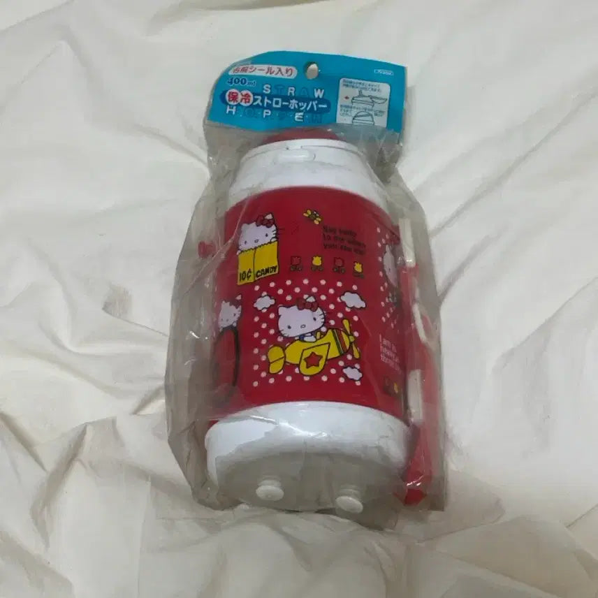 [BUNJANG] 2007 Hello Kitty Straw Water Bottle (Japan) / 2007 고전 헬로키티 물통 물병 일본제 고전 제품