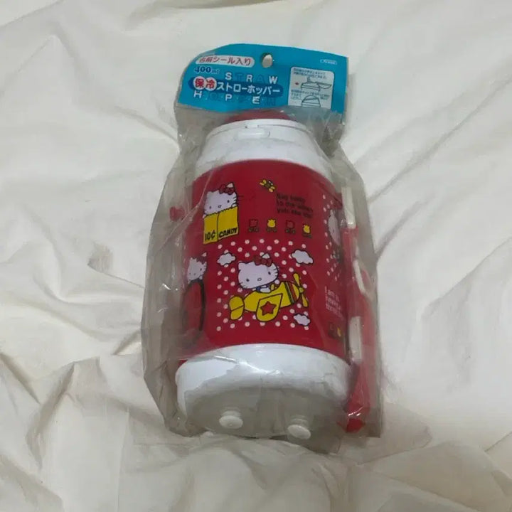 [BUNJANG] 2007 Hello Kitty Straw Water Bottle (Japan) / 2007 고전 헬로키티 물통 물병 일본제 고전 제품
