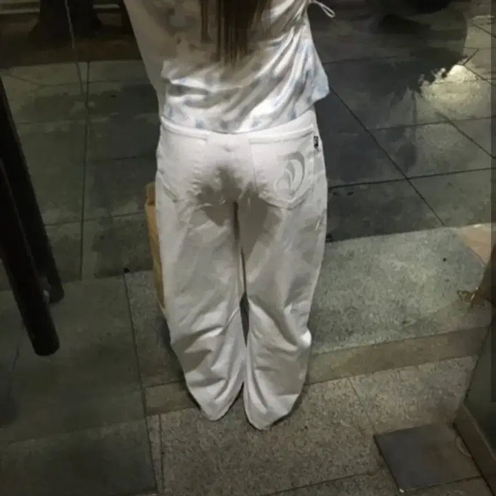 [BUNJANG] ODDODOR Noir White Pants / 오도어 노이어 화이트 팬츠