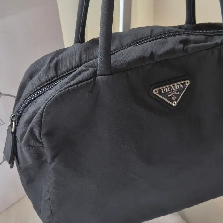 [BUNJANG] Prada Pocono Nylon Mini Boston Bag Tote / [정품] 프라다 포코노 나일론 미니 보스턴백 토트백
