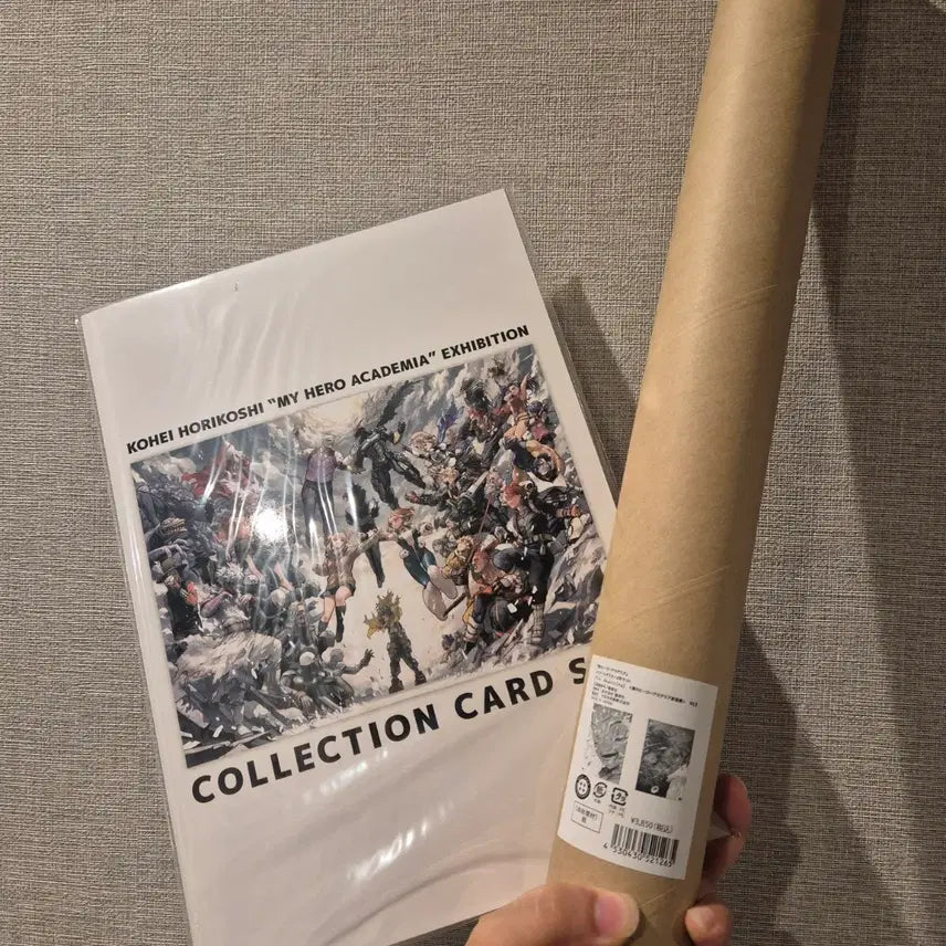 [BUNJANG] My Hero Academia Original Drawing Exhibition: The Beginning Poster &amp; POB Card Set / 히로아카 원화전 더비기닝 포스터, 특전 카드 세트 판매합니다!
