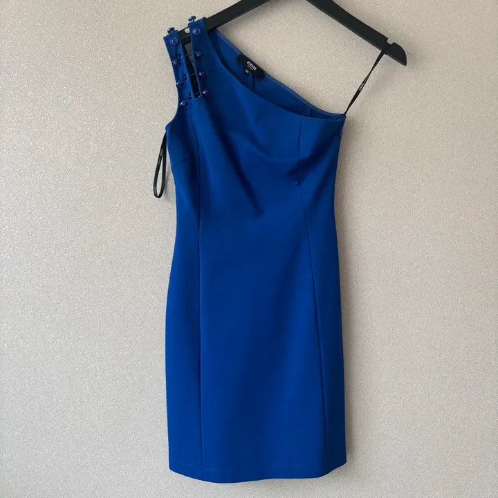 [BUNJANG] Versace Versus Blue Safety Pin Detail Bodycon Dress Size 36 / [정품] Versace Versus 베르사체 원피스 블루 36