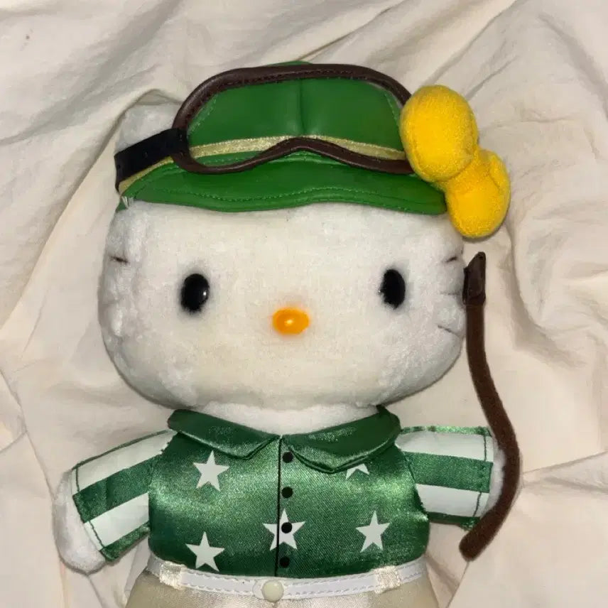 [BUNJANG] 1999 Hello Kitty Taiki Racing Sanrio Plush Doll / 2003년 극희귀 고전 키티 타이키 레이싱 산리오 인형