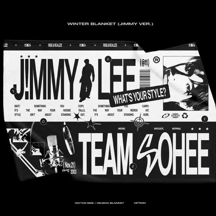 [BUNJANG] RIIZE Sohee Bellboa Blanket JIMMY LEE Version / 라이즈 소희 옵션님 담요