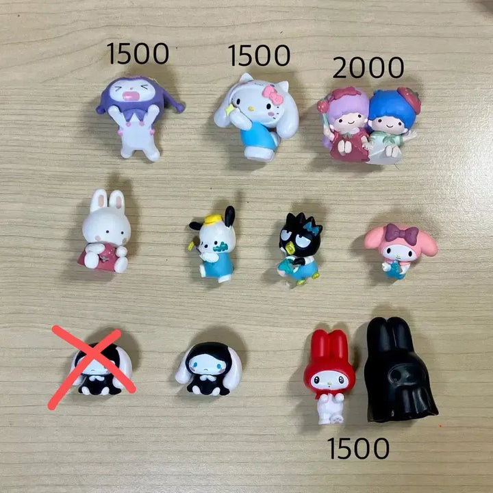 [BUNJANG] Sanrio Character Figures Collection: Kuromi, Hello Kitty, Cinnamoroll, My Melody, Pochacco, and more / 산리오 피규어 모음 쿠로미 헬로키티 시나모롤 마이멜로디 포차코 등