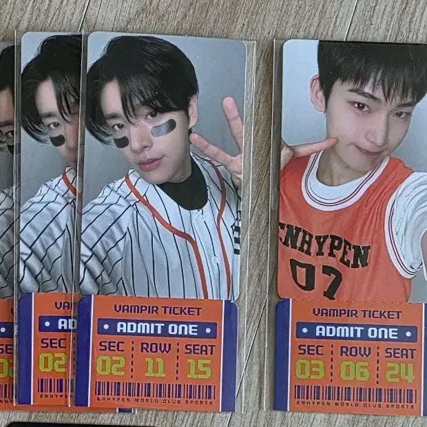 [BUNJANG] ENHYPEN World Club Sport Ticket Select Member Sunoo Jake / 엔하이픈월드 클럽스포츠 택1 선우 제이크