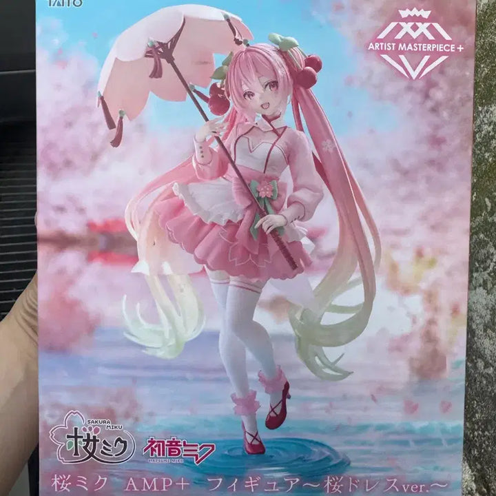 [BUNJANG] Taito Sakura Miku AMP+ Figure (Sealed) / 미개봉 택포2.2) 타이토 벚꽃 사쿠라 미쿠 AMP+ 피규어
