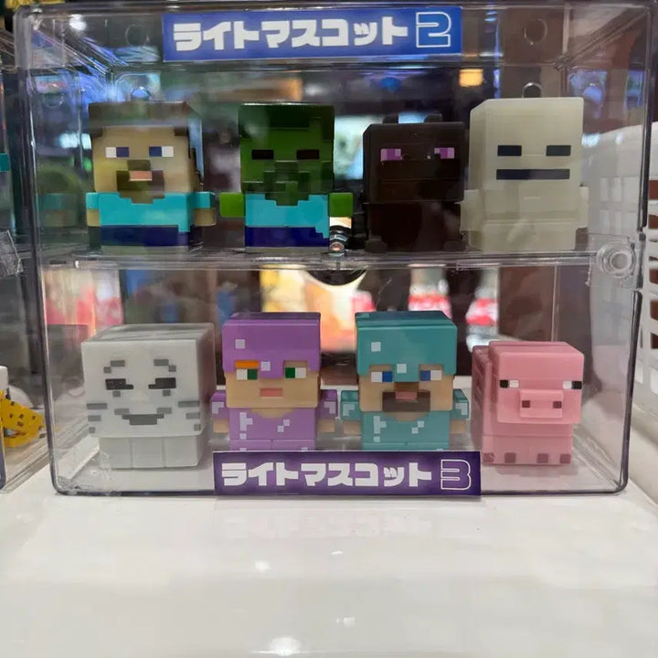 [BUNJANG] Minecraft Skeleton Mood Lamp Figure / 마인크래프트 무드등 스캘레톤 피규어가챠