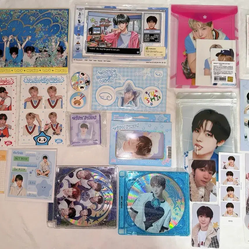 [SOLD OUT] 엔시티 위시 리쿠 유우시 료 굿즈 엠디 포카 일괄